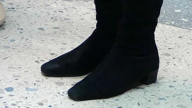 LV Black Boots